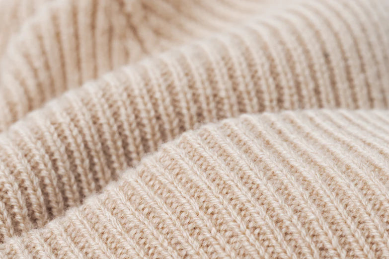 Creme Cashmere Wool Beanie Obsessed Global