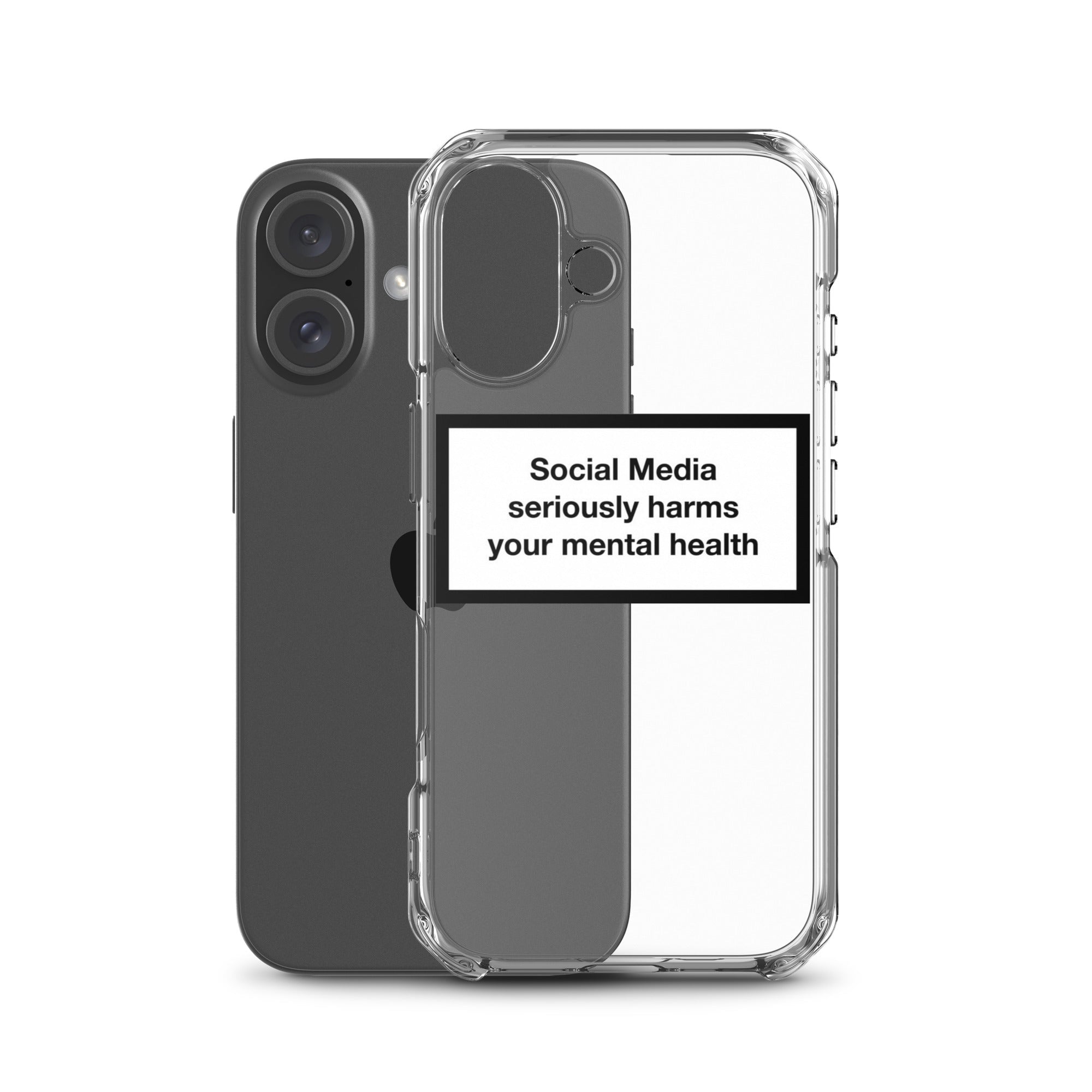 Social Media Harms your mental health iPhone Case Obsessed Global