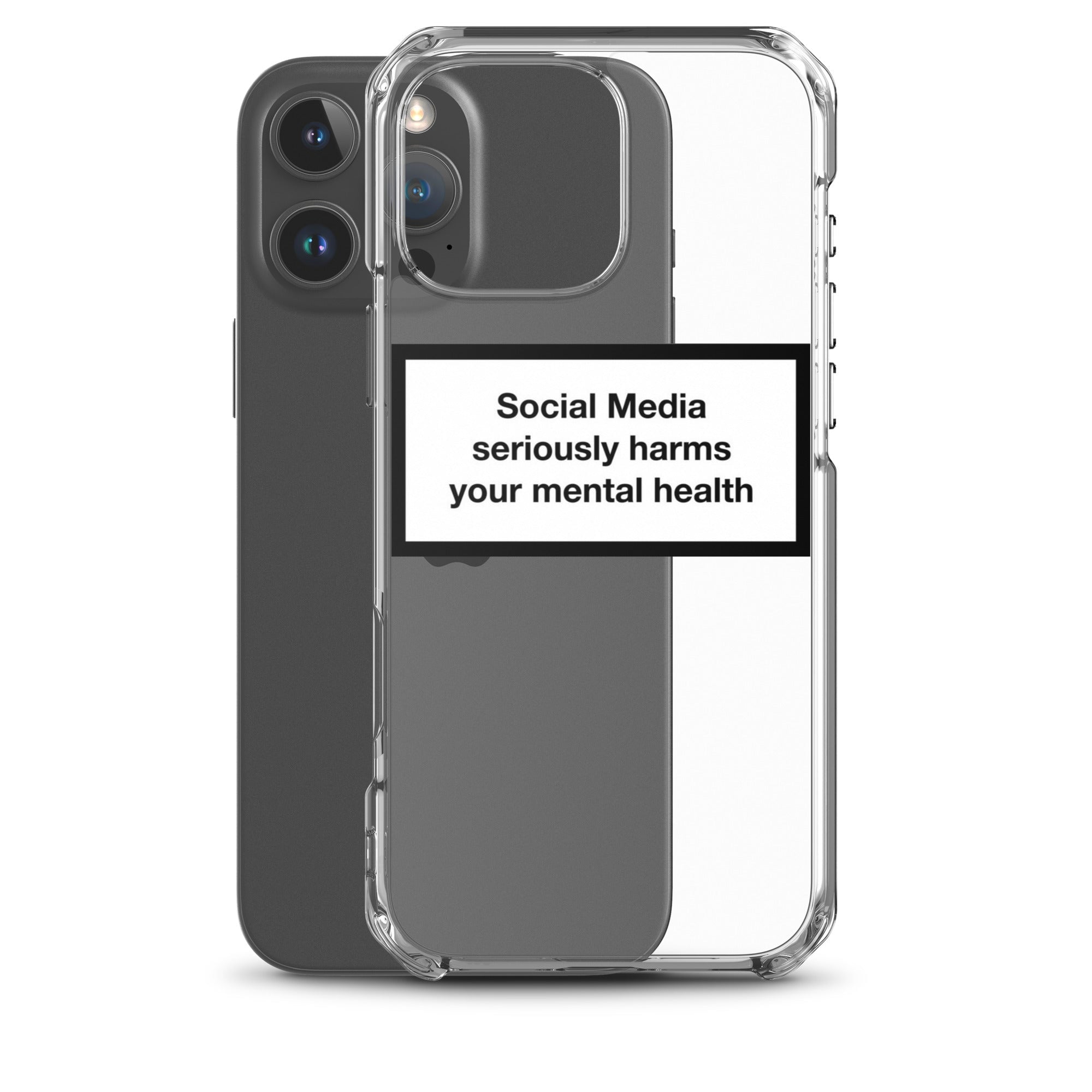 Social Media Harms your mental health iPhone Case Obsessed Global