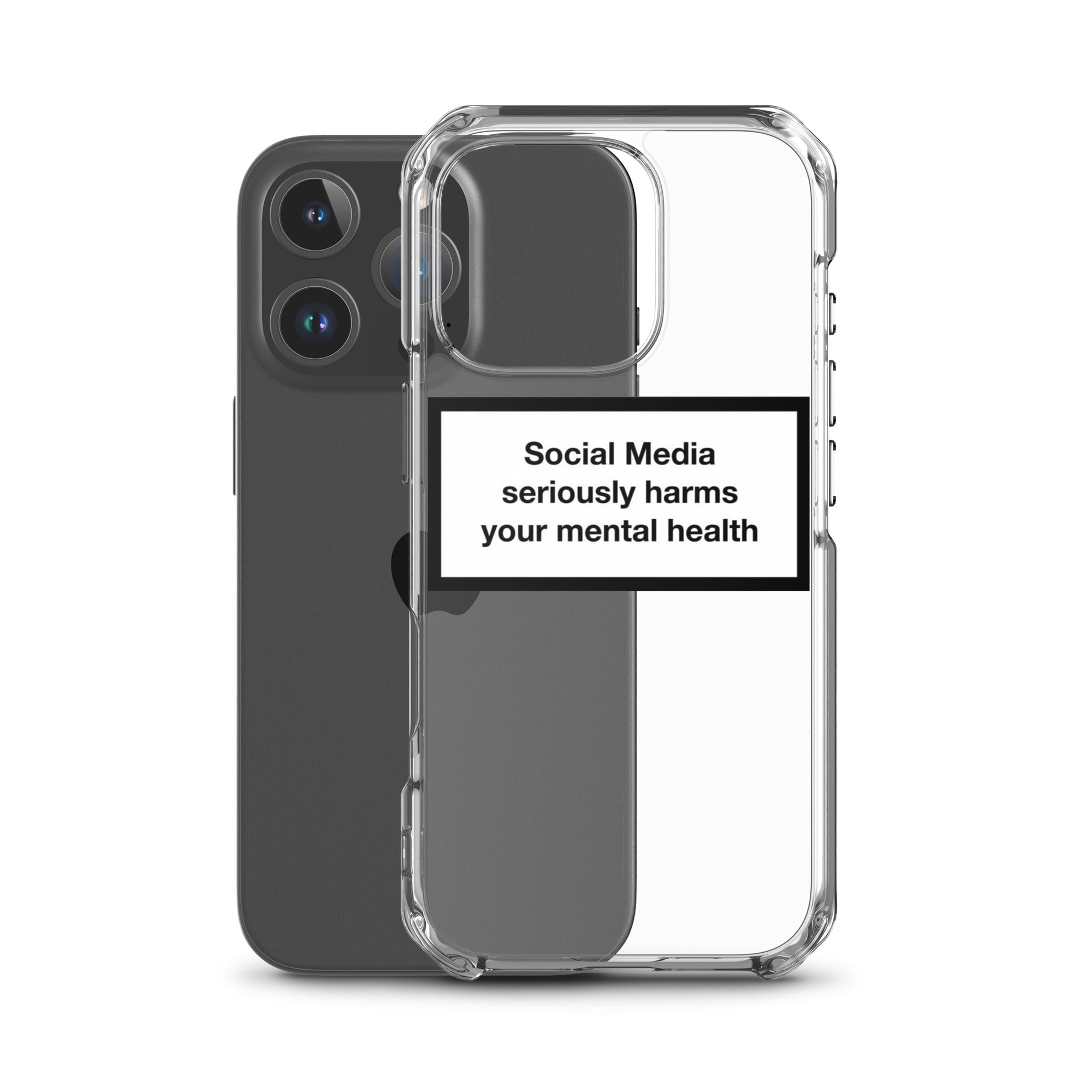 Social Media Harms your mental health iPhone Case Obsessed Global