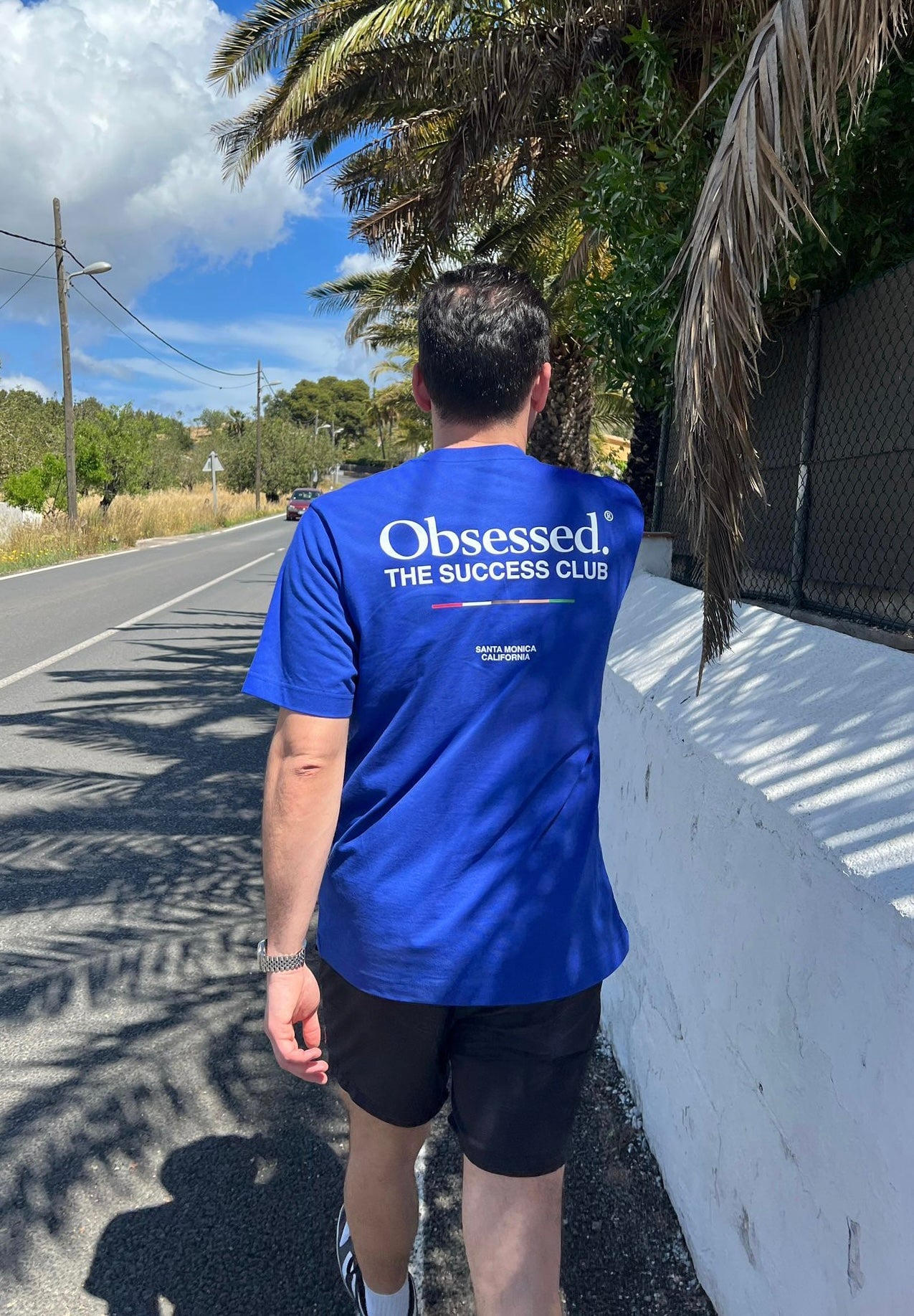 ABNP CREME T SHIRT Obsessed Global S Blue