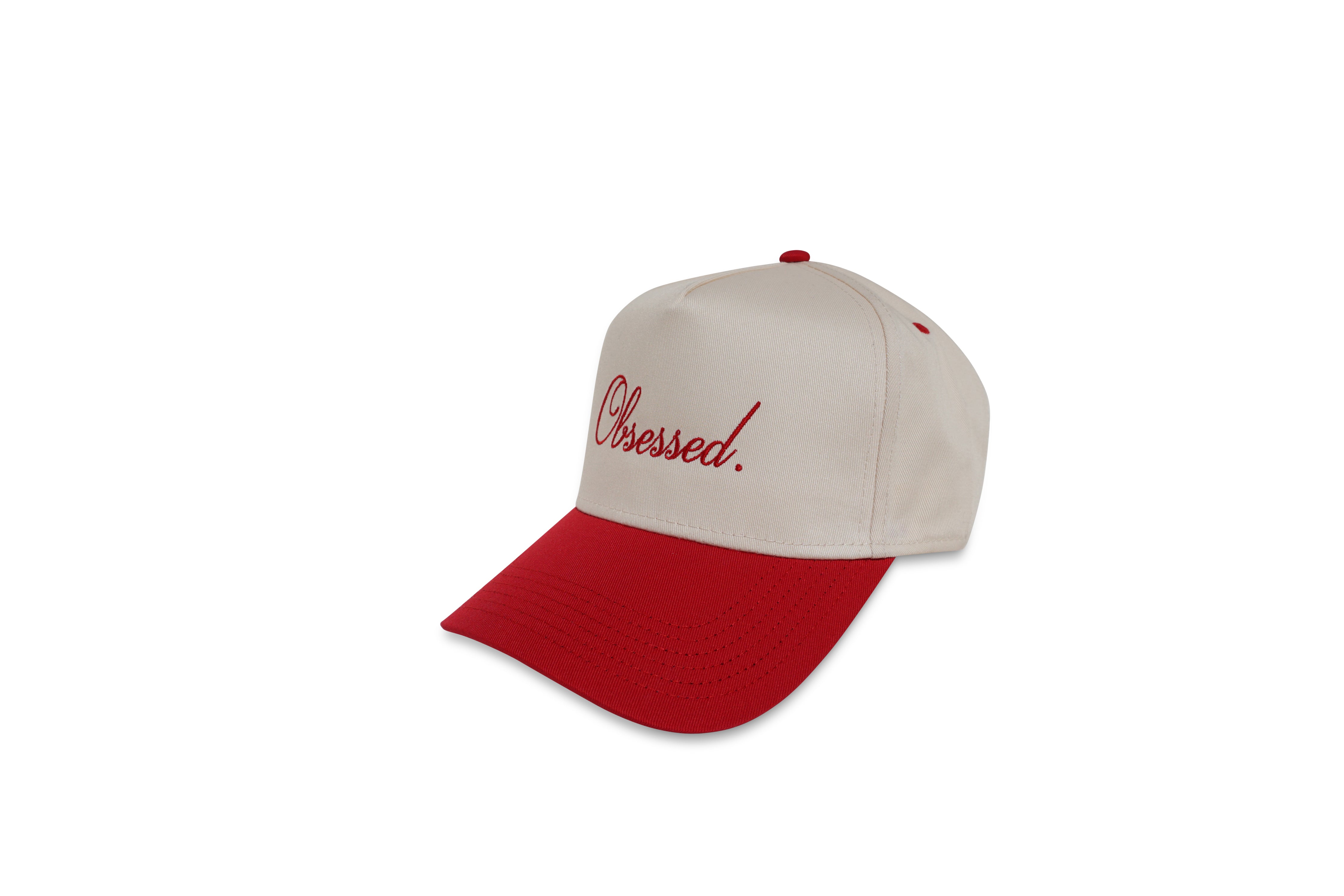 Cursive Logo Trucker Hat Hats Obsessed Global