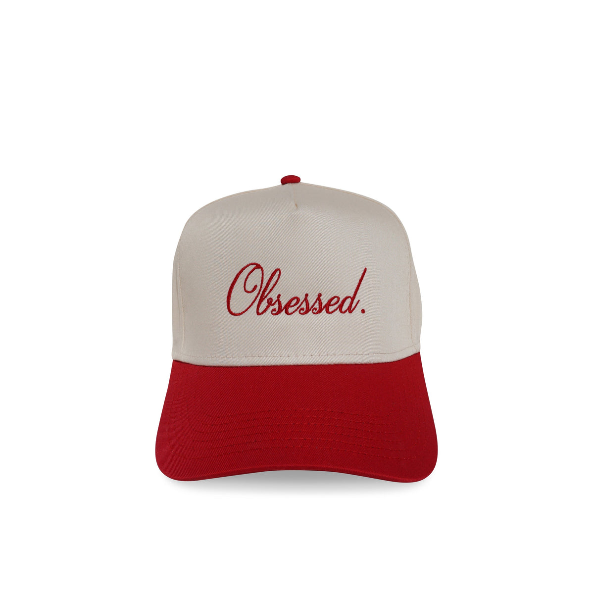 Cursive Logo Trucker Hat Hats Obsessed Global