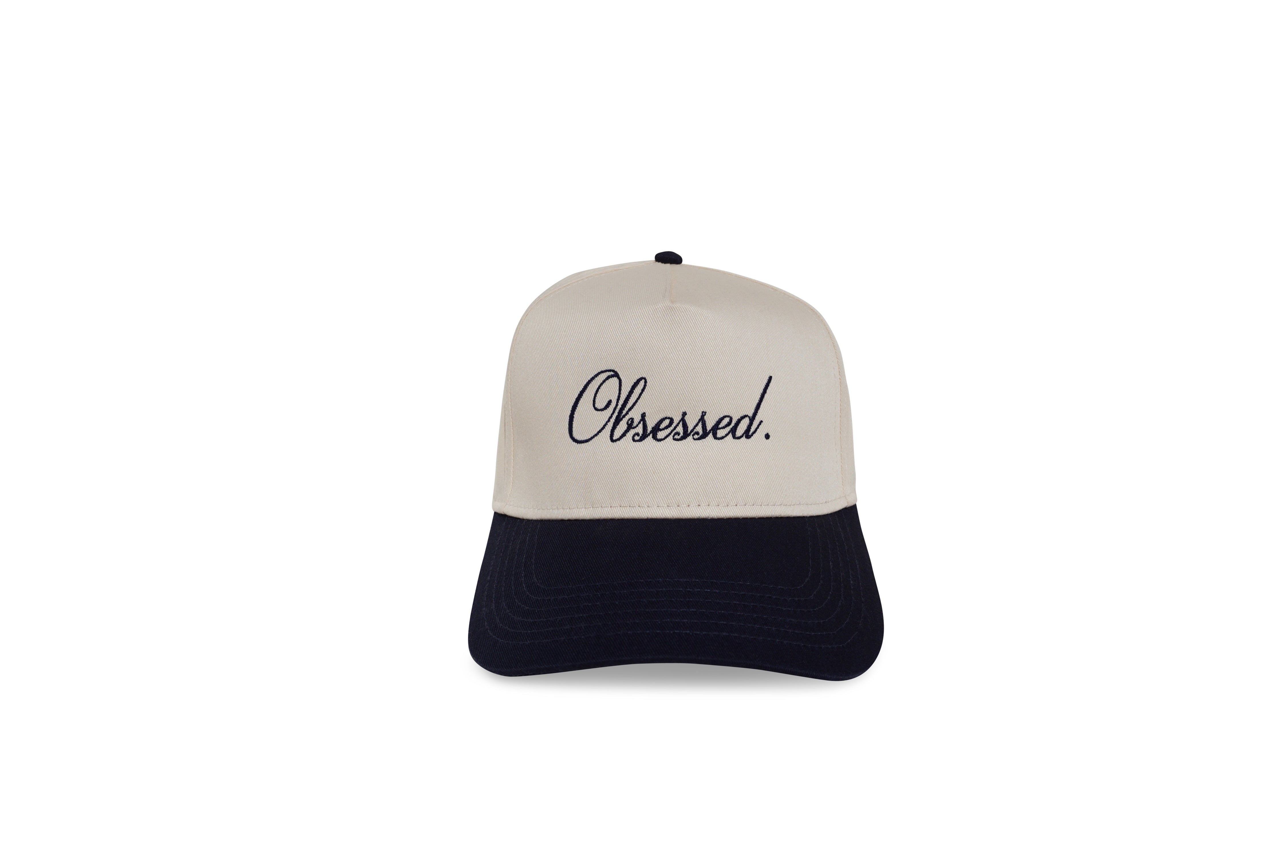 Cursive Logo Trucker Hat Hats Obsessed Global