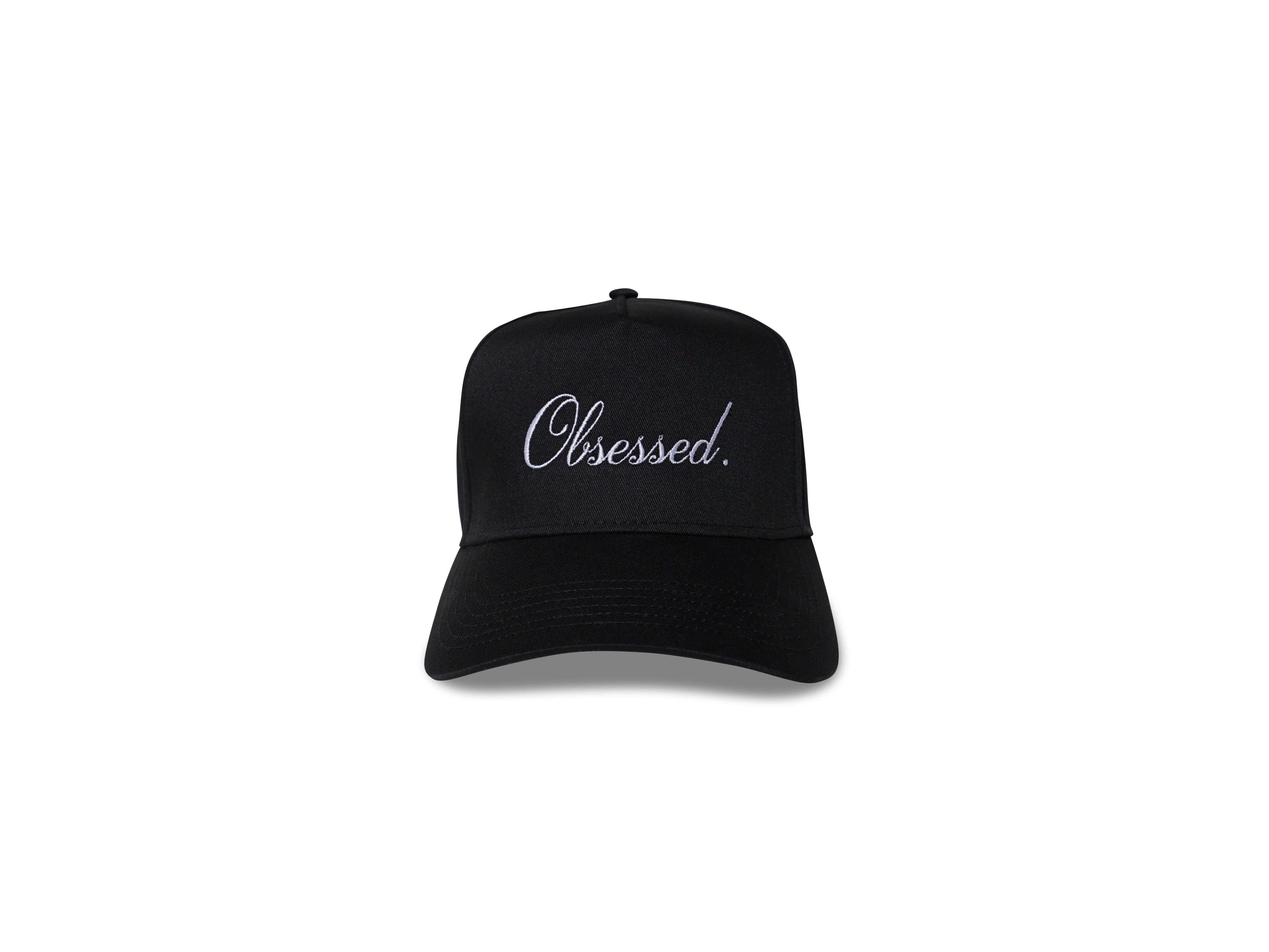 Cursive Logo Trucker Hat Obsessed Global