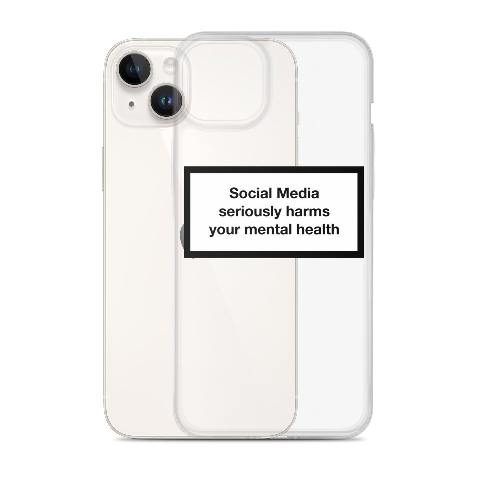 Social Media Harms your mental health iPhone Case Obsessed Global