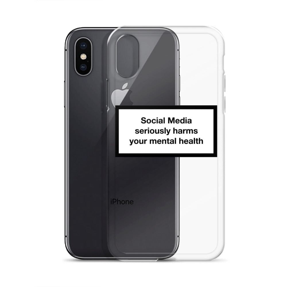 Social Media Harms your mental health iPhone Case Obsessed Global