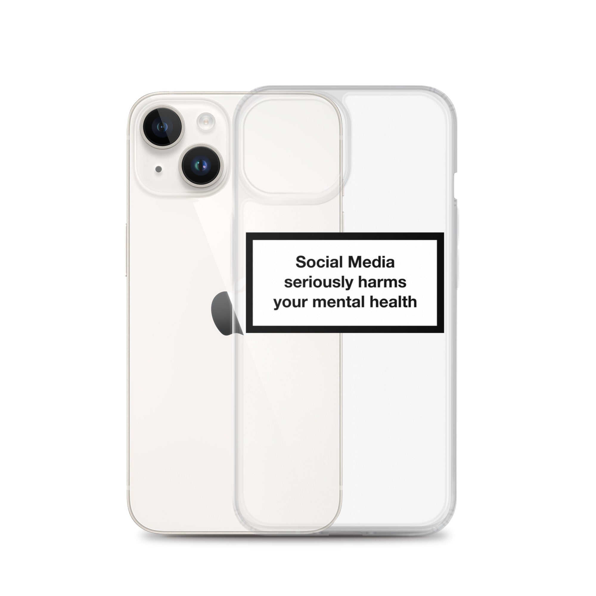 Social Media Harms your mental health iPhone Case Obsessed Global