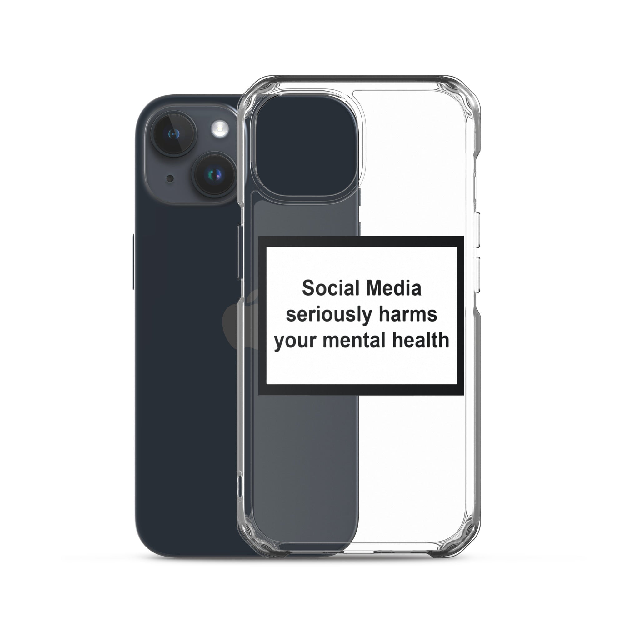 Social Media Harms your mental health iPhone Case Obsessed Global