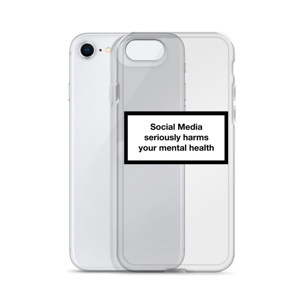 Social Media Harms your mental health iPhone Case Obsessed Global