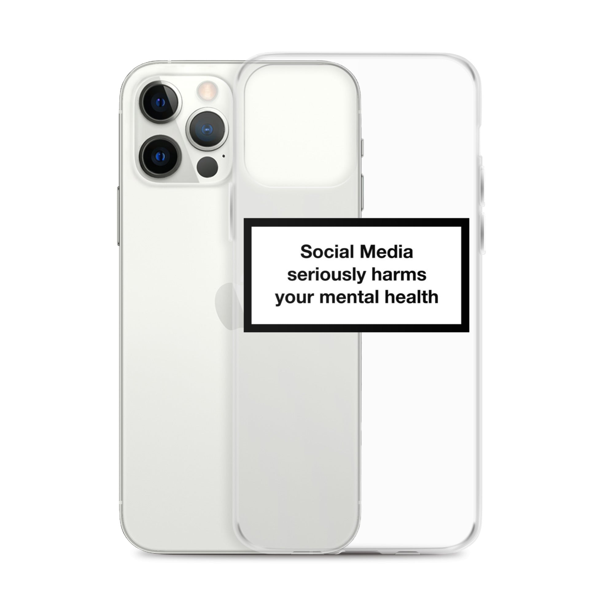 Social Media Harms your mental health iPhone Case Obsessed Global