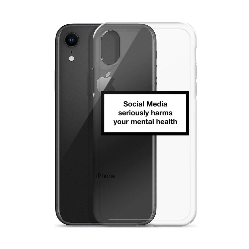 Social Media Harms your mental health iPhone Case Obsessed Global