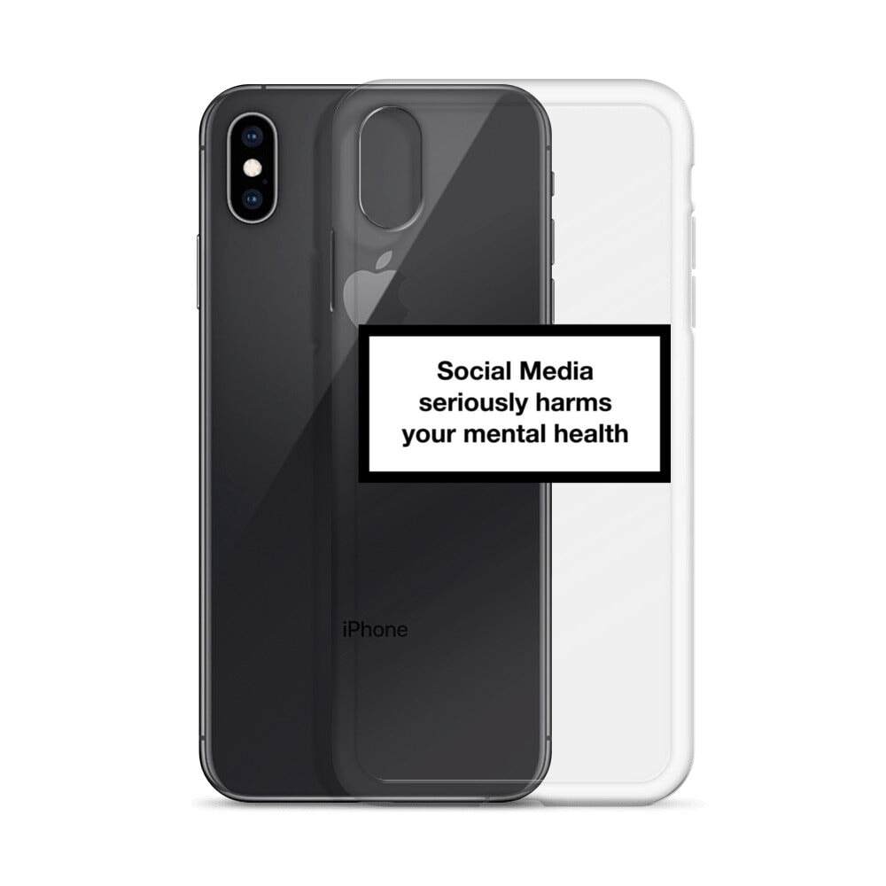 Social Media Harms your mental health iPhone Case Obsessed Global