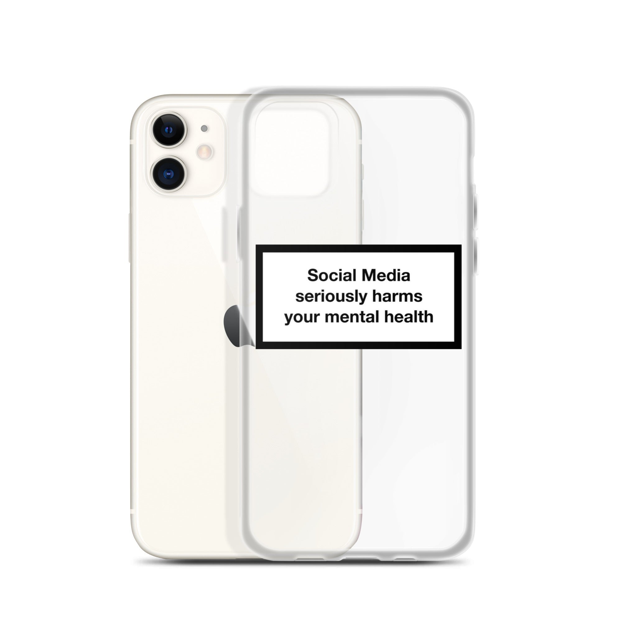 Social Media Harms your mental health iPhone Case Obsessed Global