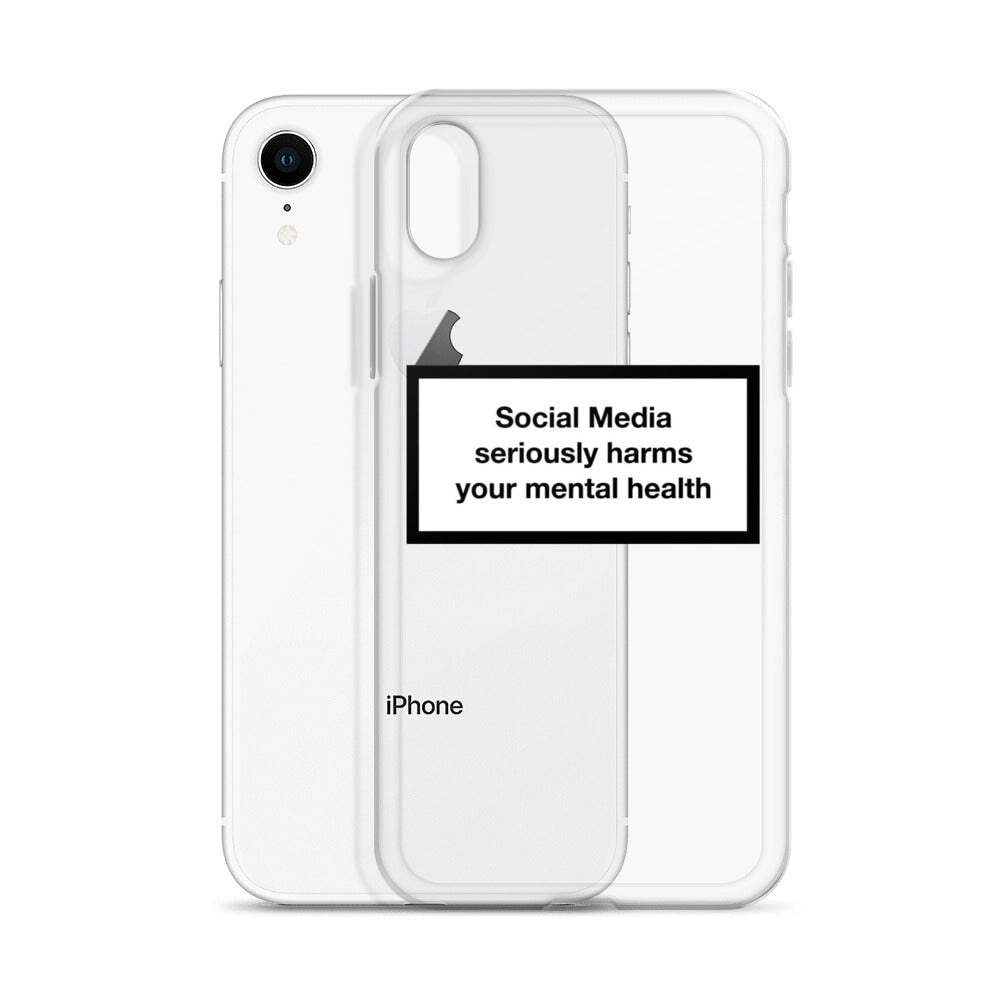 Social Media Harms your mental health iPhone Case Obsessed Global
