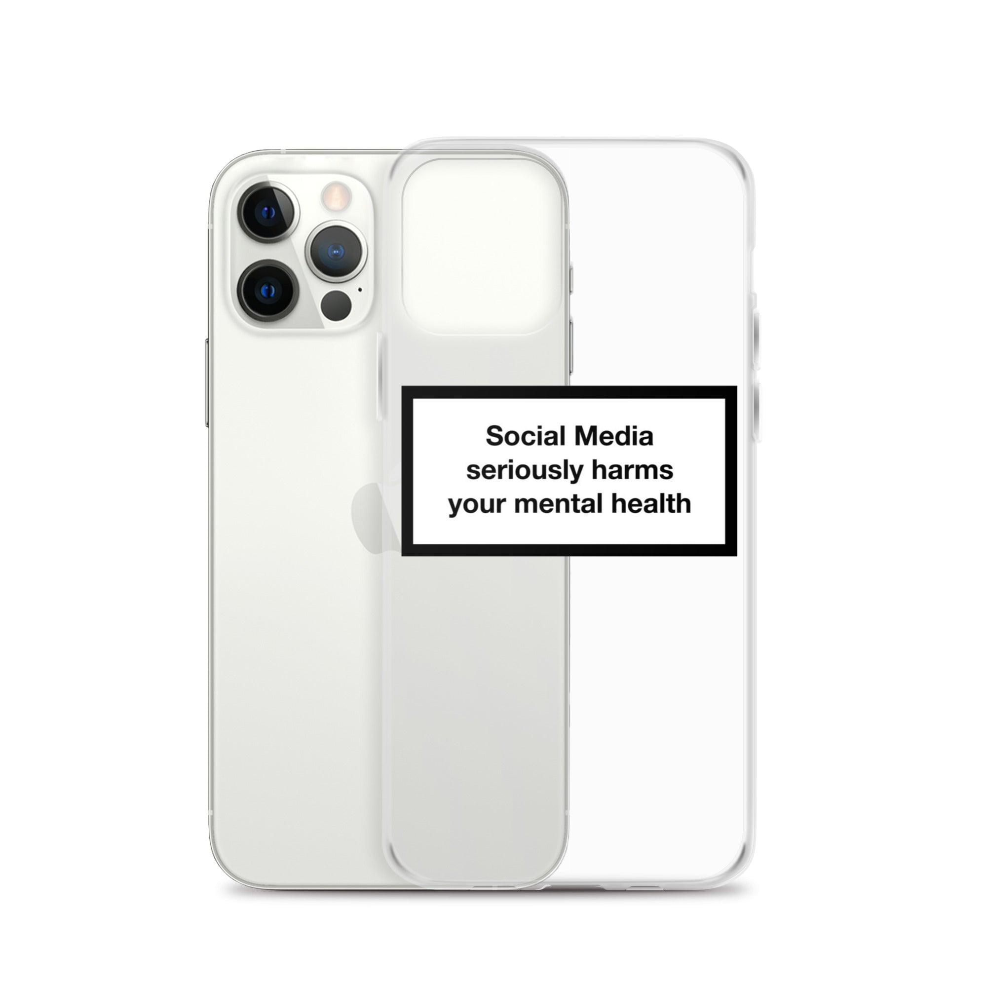 Social Media Harms your mental health iPhone Case Obsessed Global