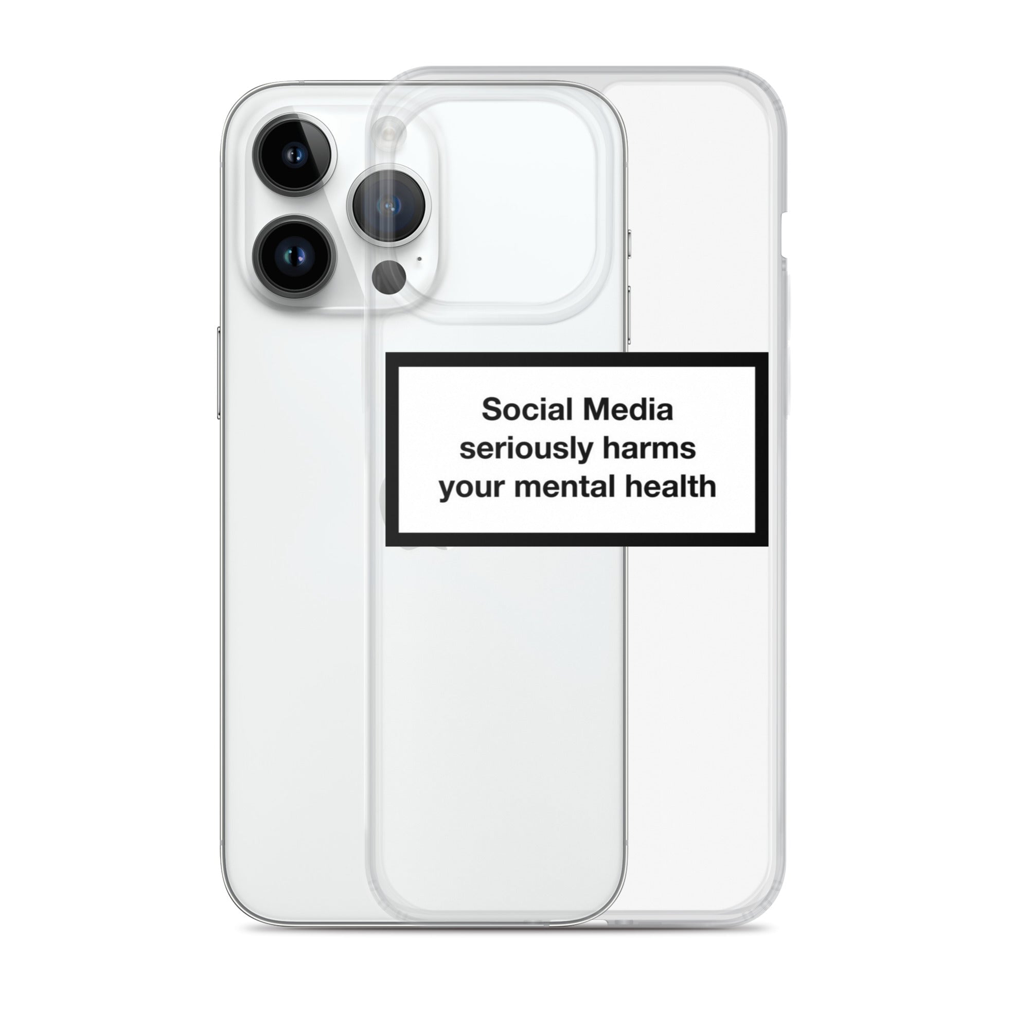 Social Media Harms your mental health iPhone Case Obsessed Global