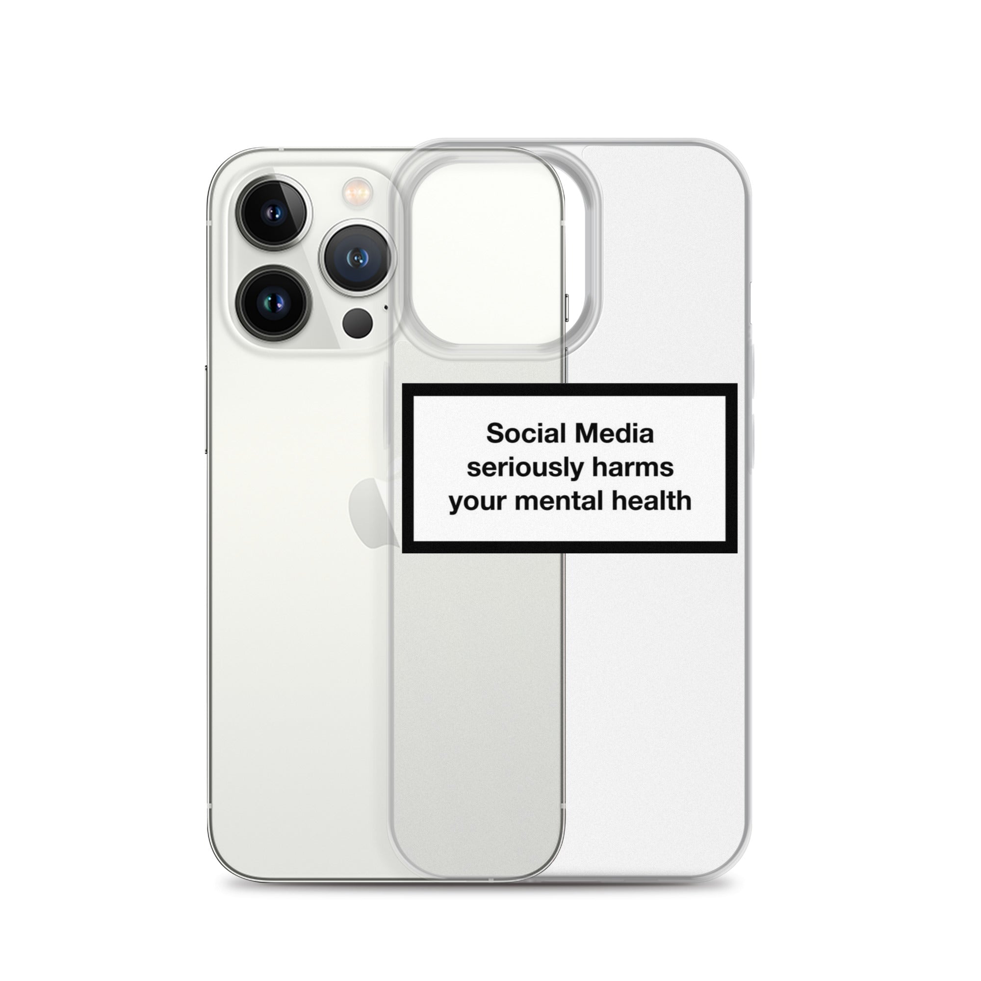 Social Media Harms your mental health iPhone Case Obsessed Global