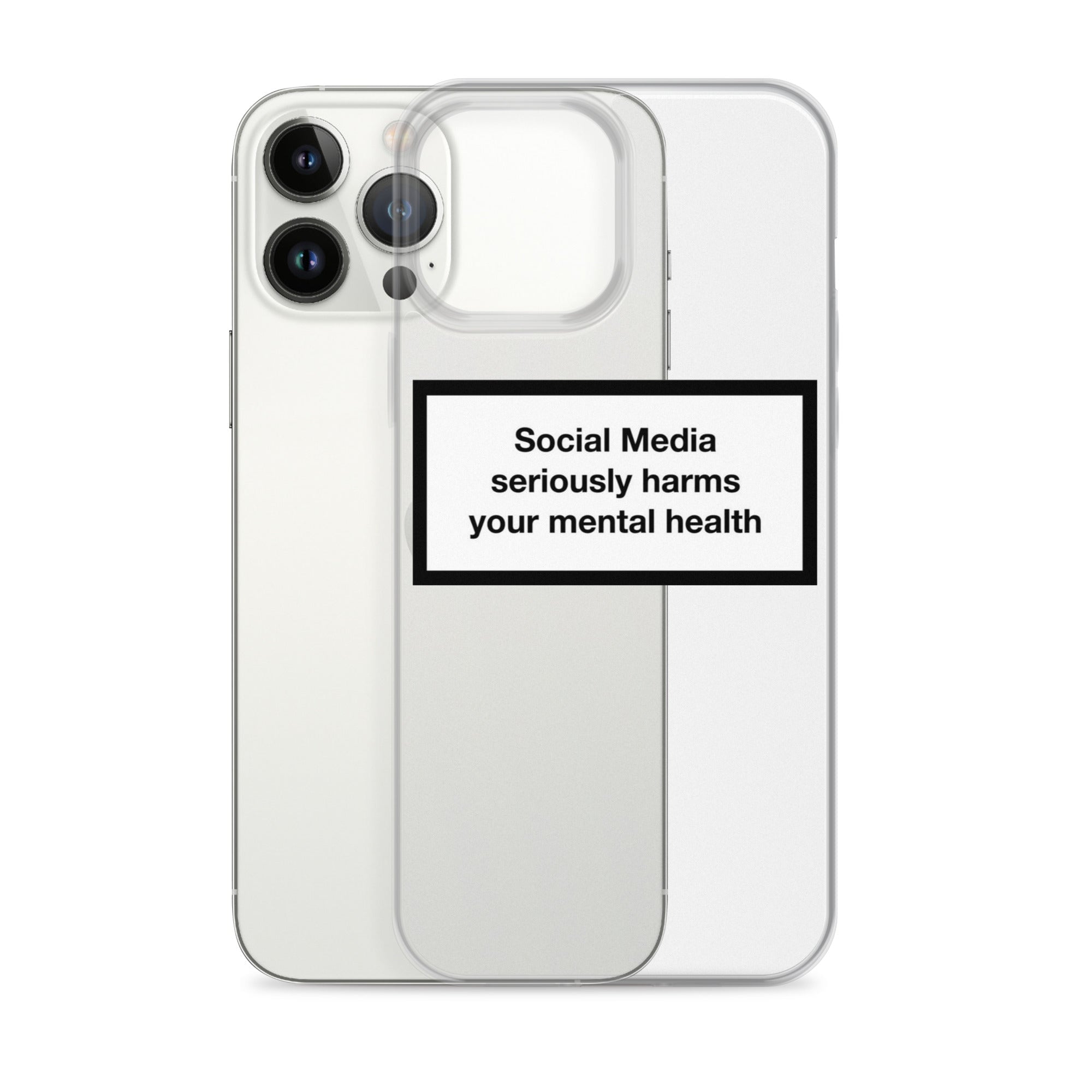 Social Media Harms your mental health iPhone Case Obsessed Global