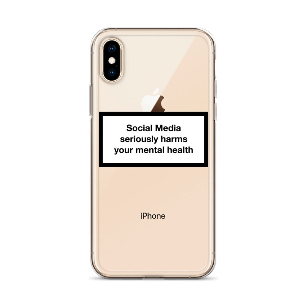 Social Media Harms your mental health iPhone Case Obsessed Global