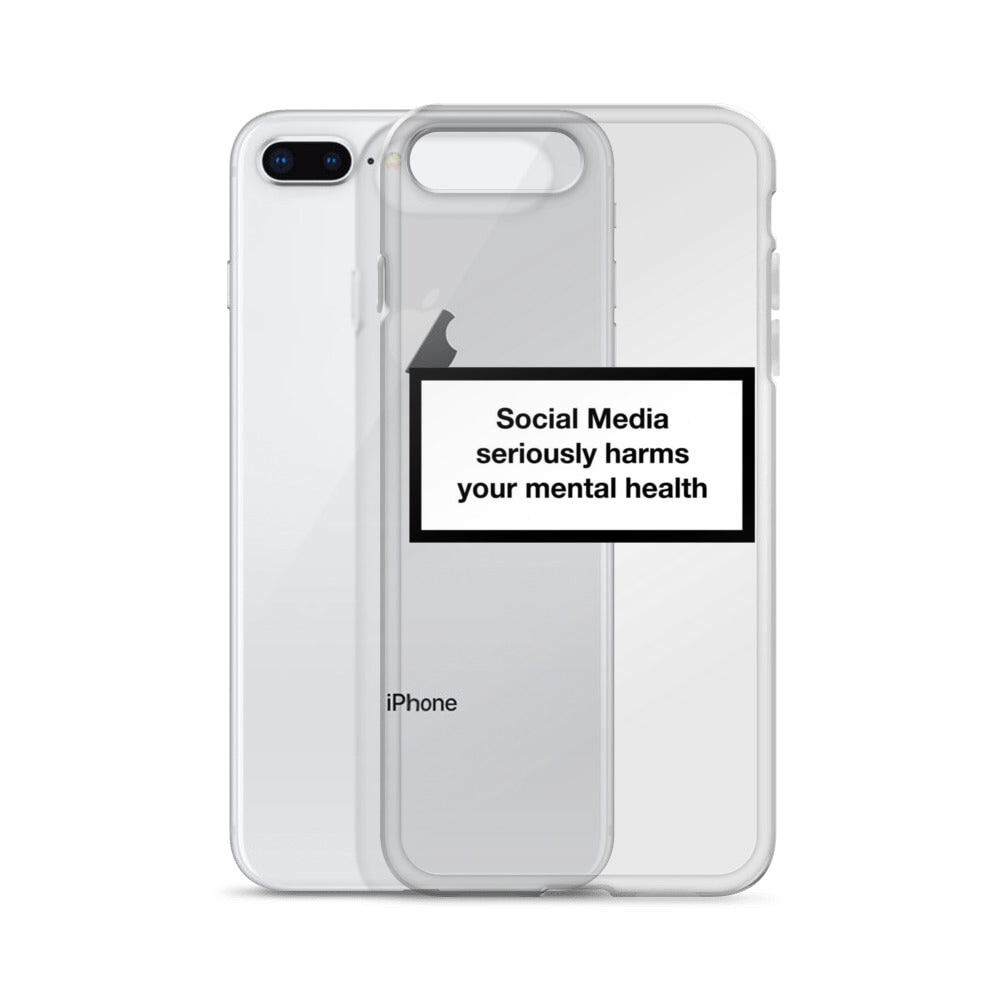 Social Media Harms your mental health iPhone Case Obsessed Global