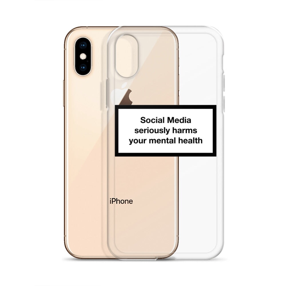 Social Media Harms your mental health iPhone Case Obsessed Global