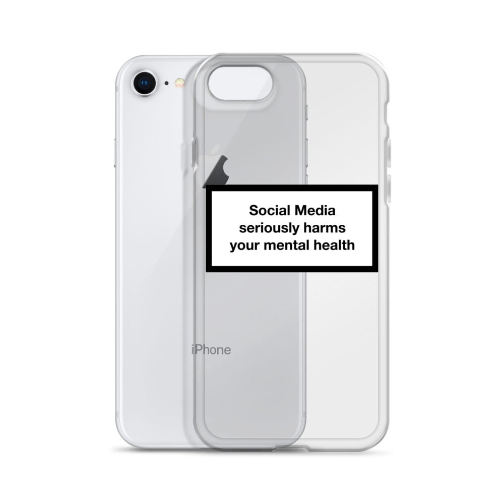 Social Media Harms your mental health iPhone Case Obsessed Global