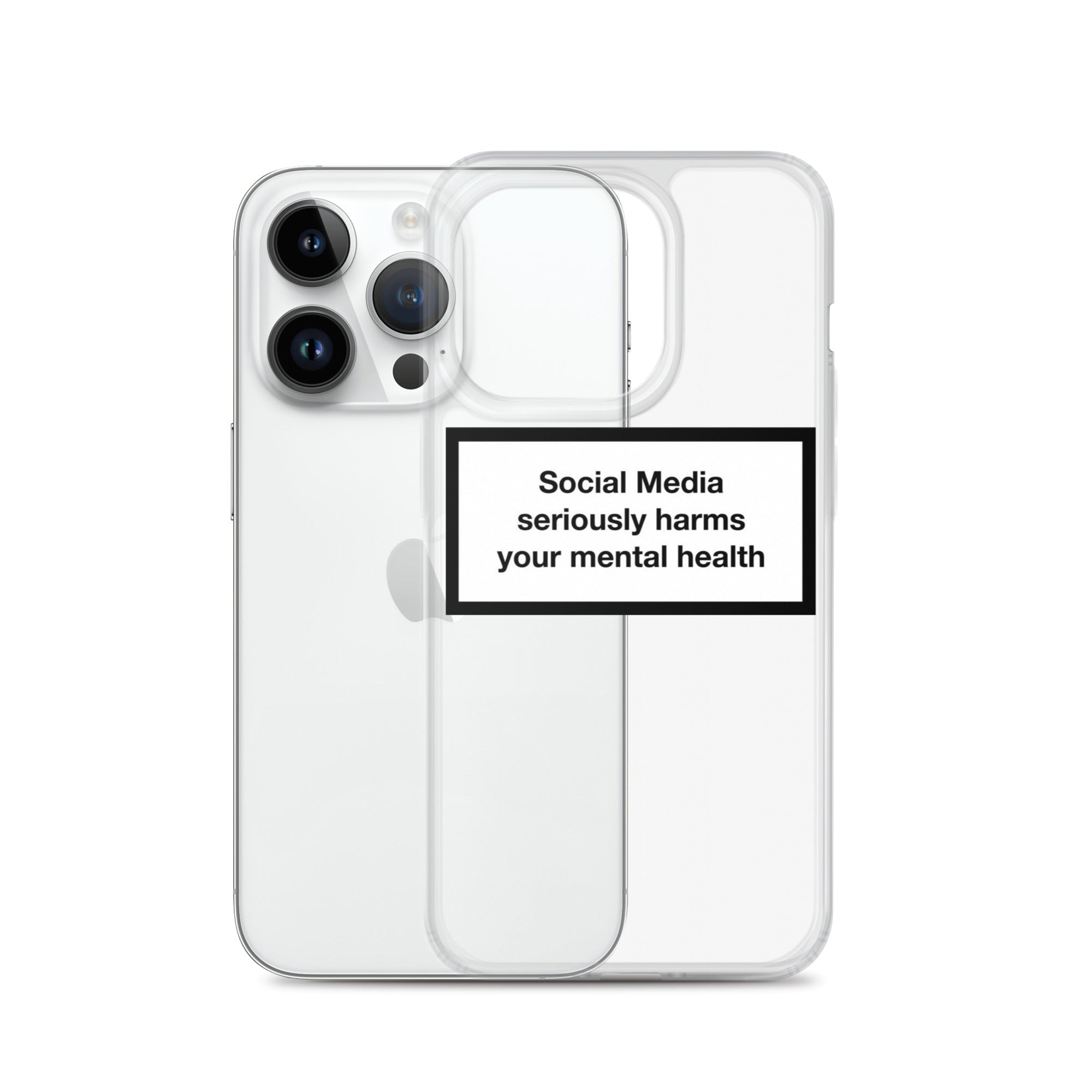 Social Media Harms your mental health iPhone Case Obsessed Global