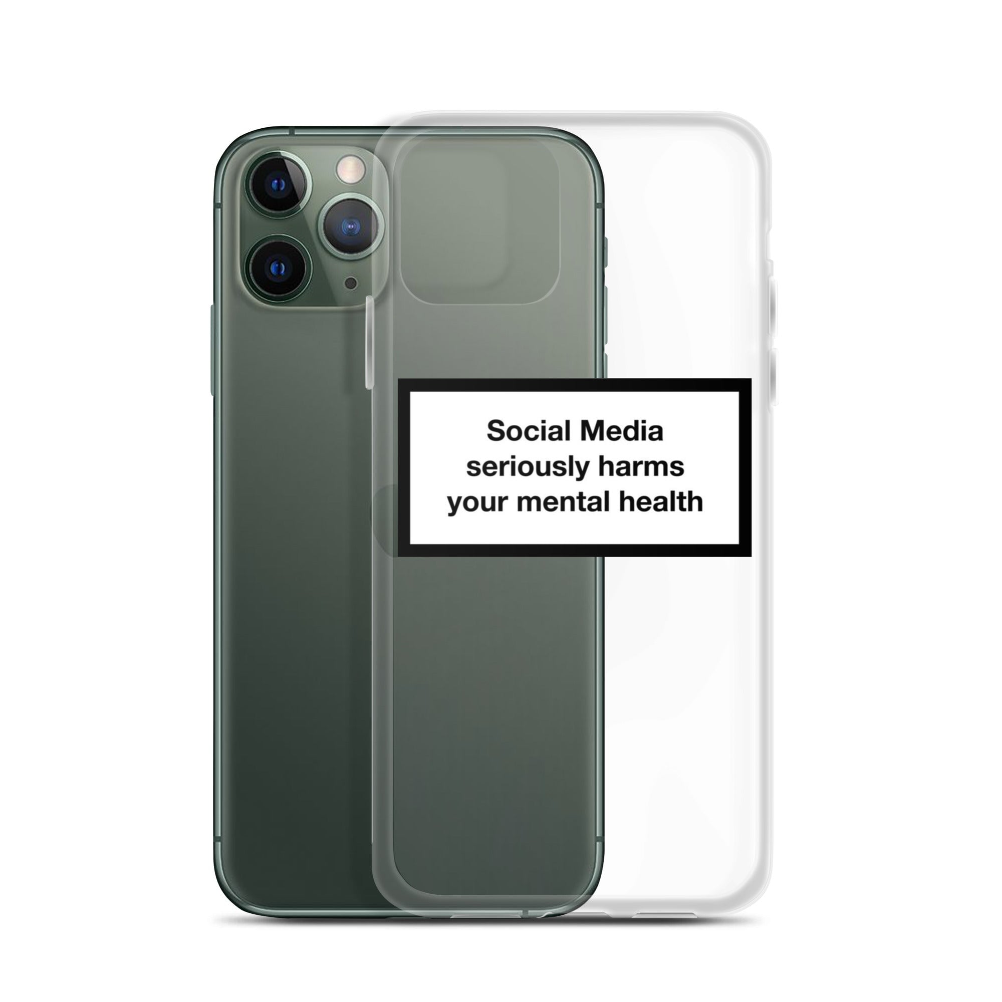 Social Media Harms your mental health iPhone Case Obsessed Global