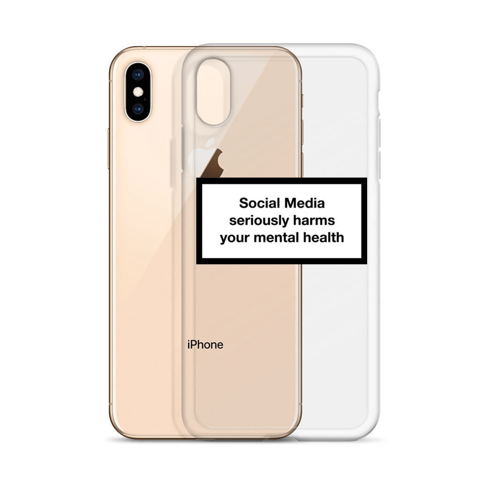 Social Media Harms your mental health iPhone Case Obsessed Global