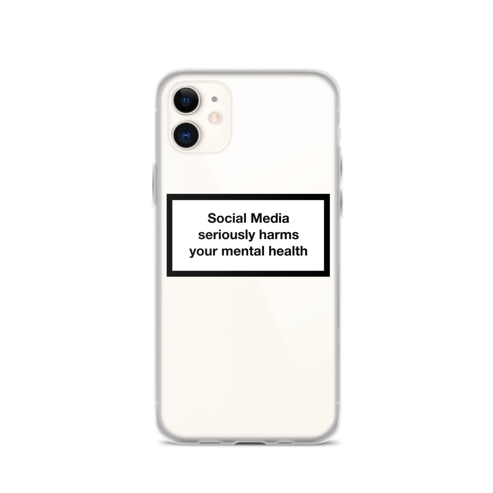 Social Media Harms your mental health iPhone Case Obsessed Global iPhone 11