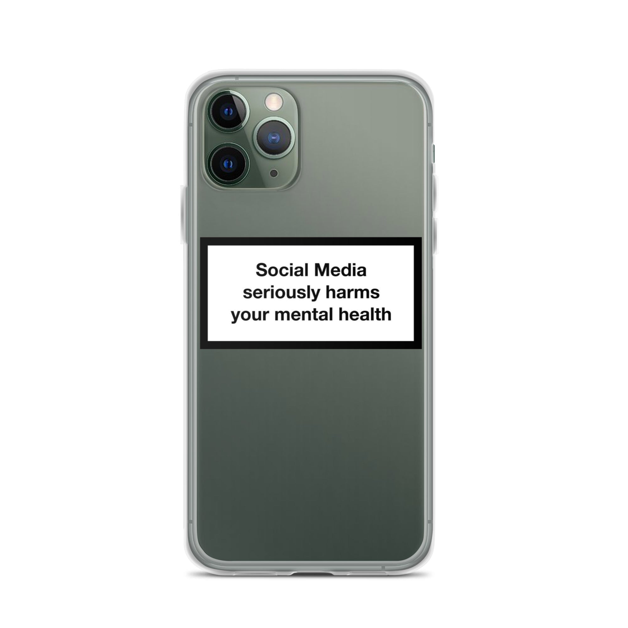 Social Media Harms your mental health iPhone Case Obsessed Global iPhone 11 Pro