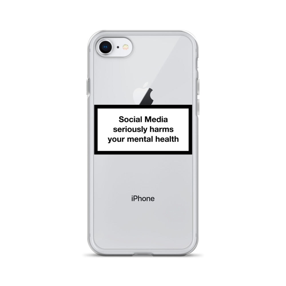 Social Media Harms your mental health iPhone Case Obsessed Global iPhone 7/8
