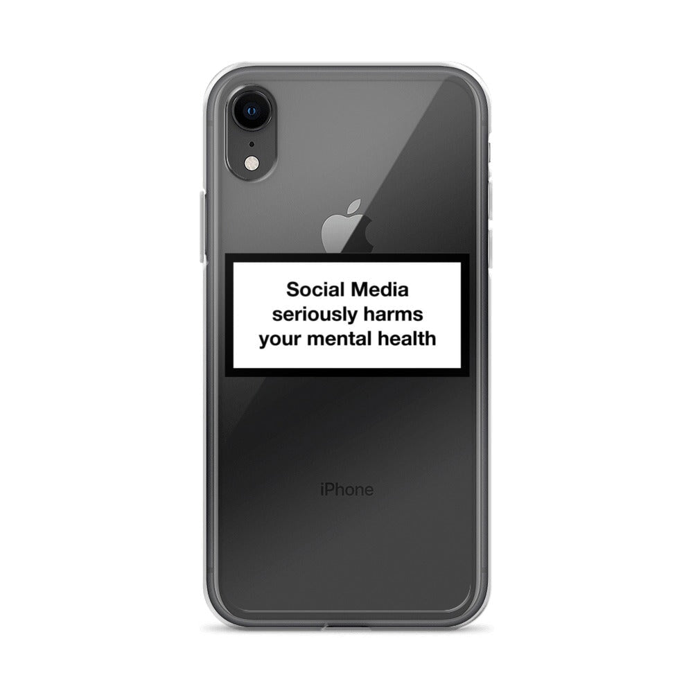 Social Media Harms your mental health iPhone Case Obsessed Global iPhone XR