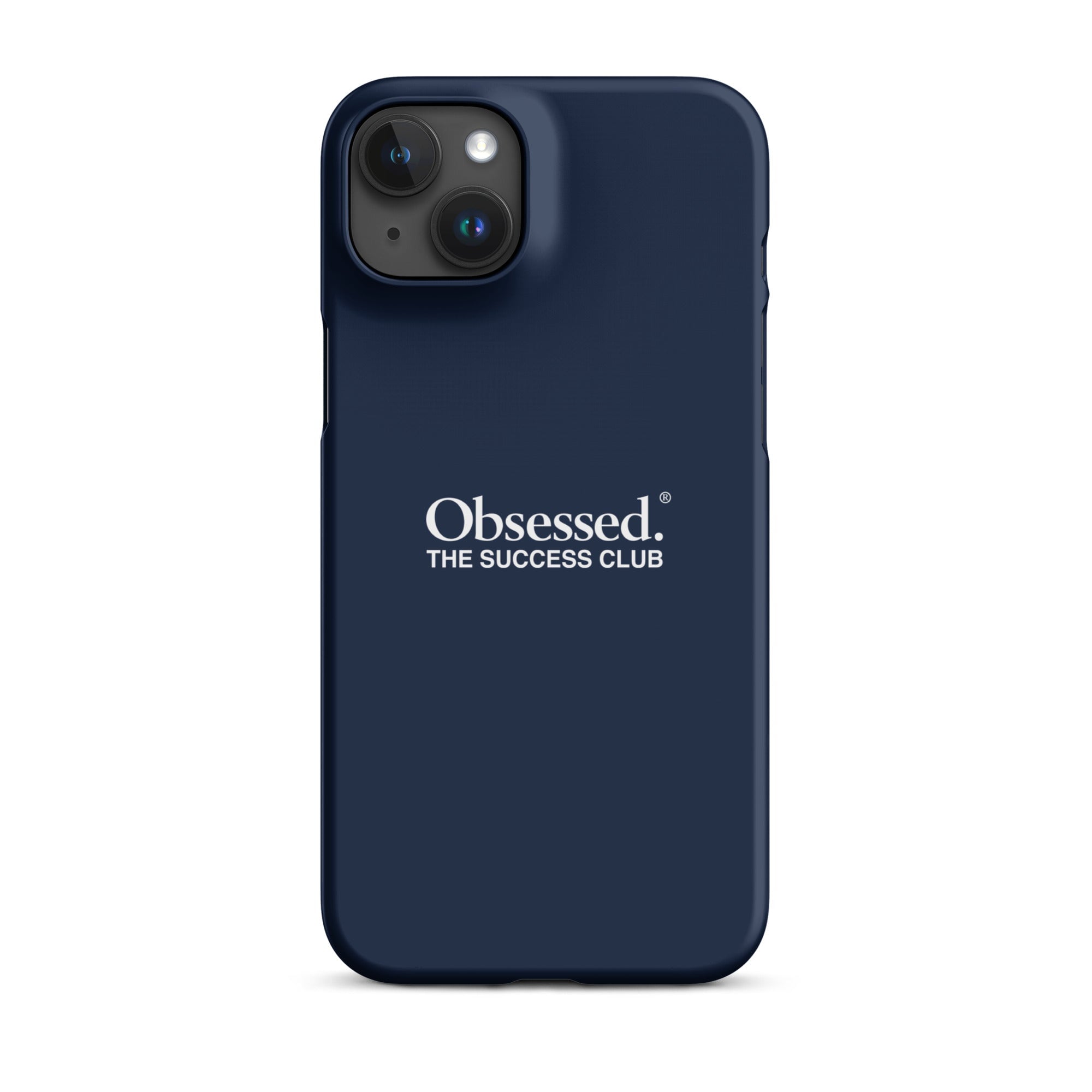 Success Club Navy iPhone Case Obsessed Global iPhone 15 Plus