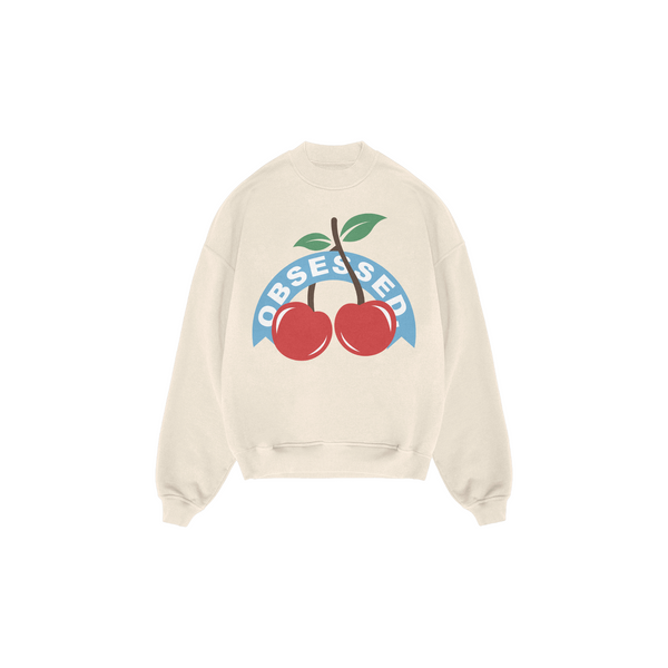 Creme Cherry Sweater