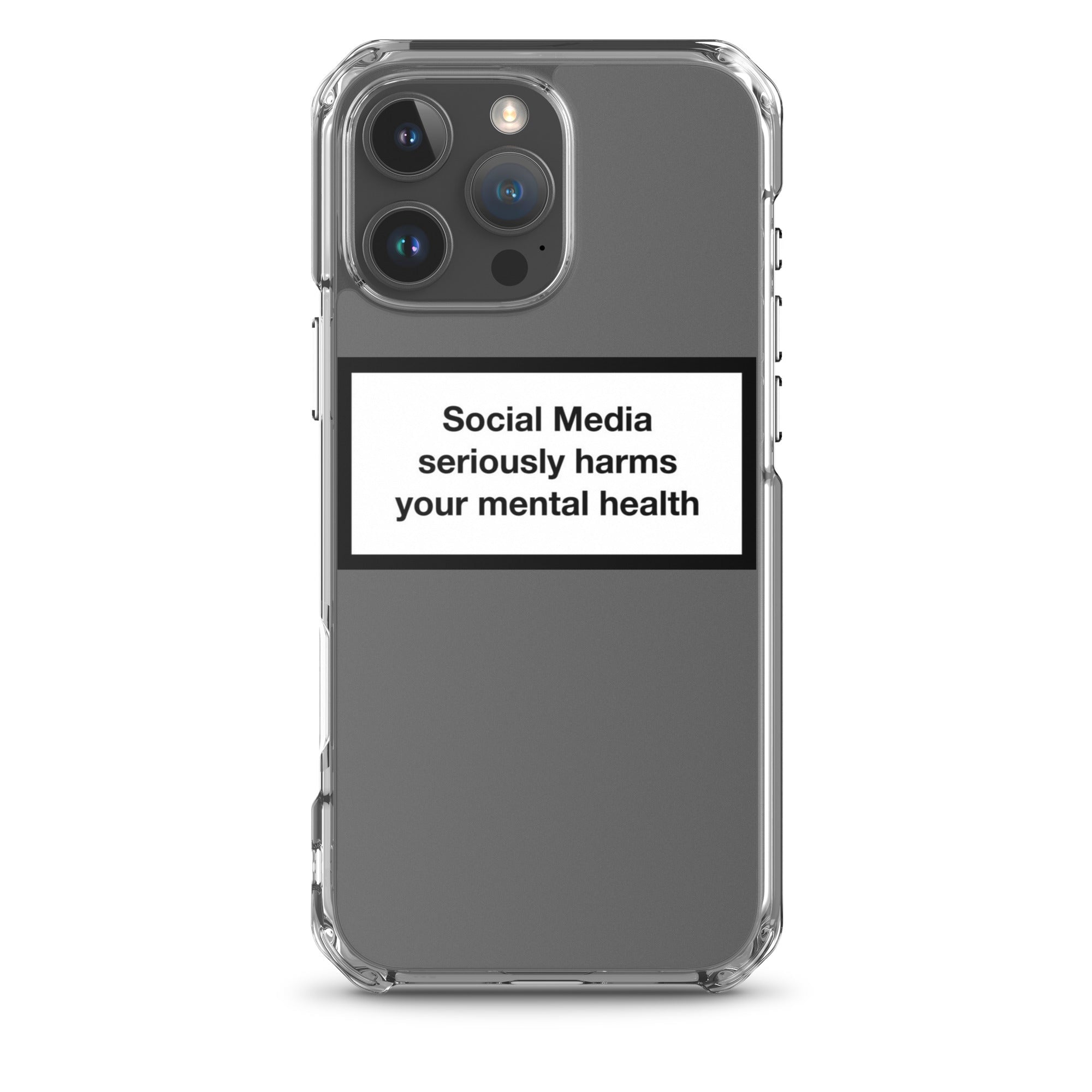 Social Media Harms your mental health iPhone Case Obsessed Global 16 Pro Max 