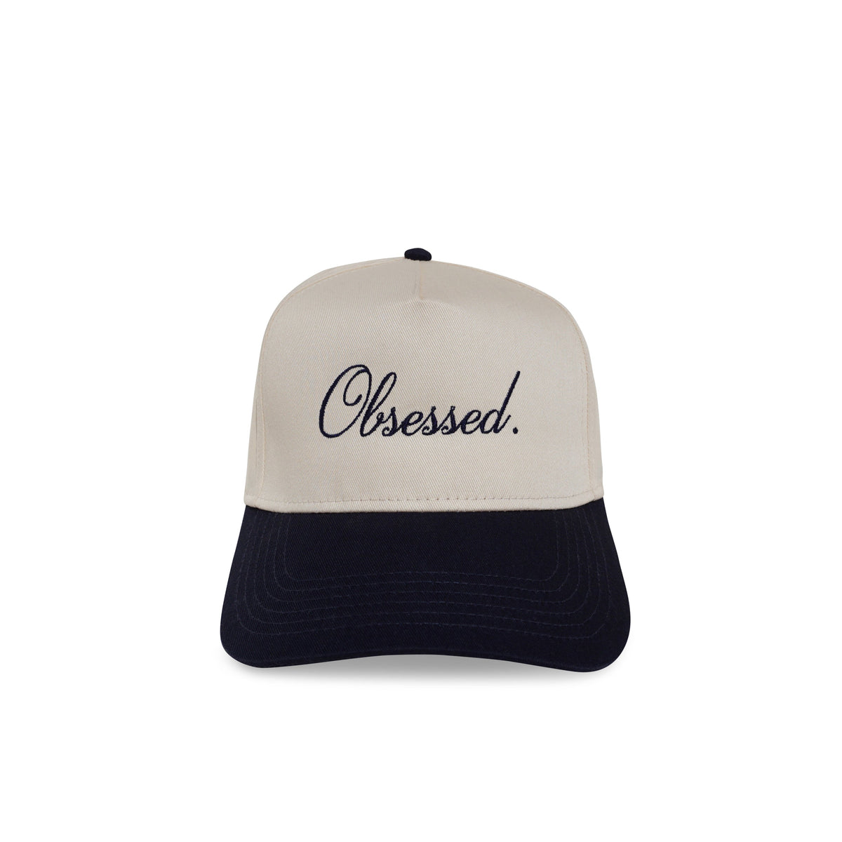 Cursive Logo Trucker Hat Hats Obsessed Global 