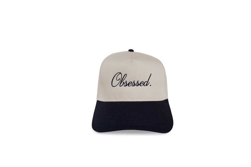 Cursive Logo Trucker Hat Hats Obsessed Global 