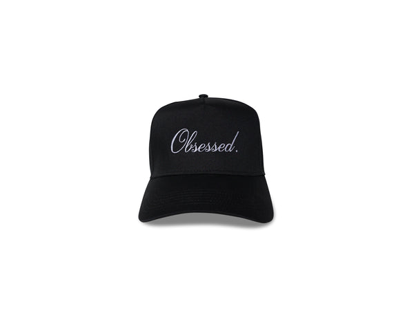 Cursive Logo Trucker Hat Obsessed Global 
