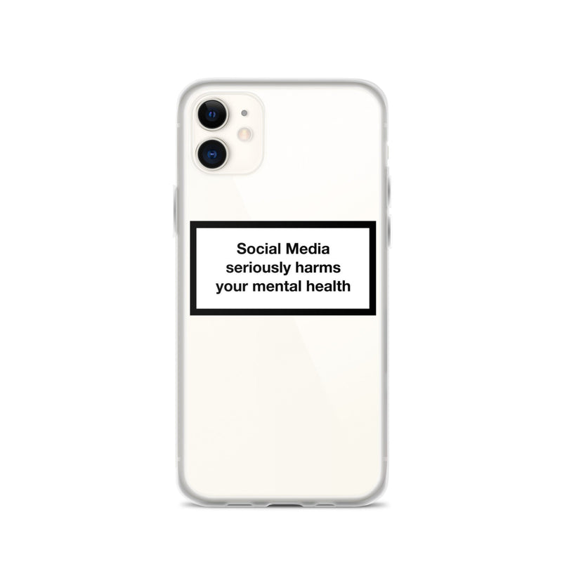 Social Media Harms your mental health iPhone Case Obsessed Global iPhone 11 
