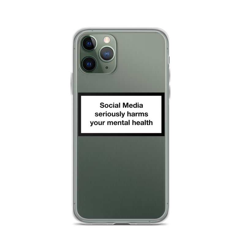 Social Media Harms your mental health iPhone Case Obsessed Global iPhone 11 Pro 