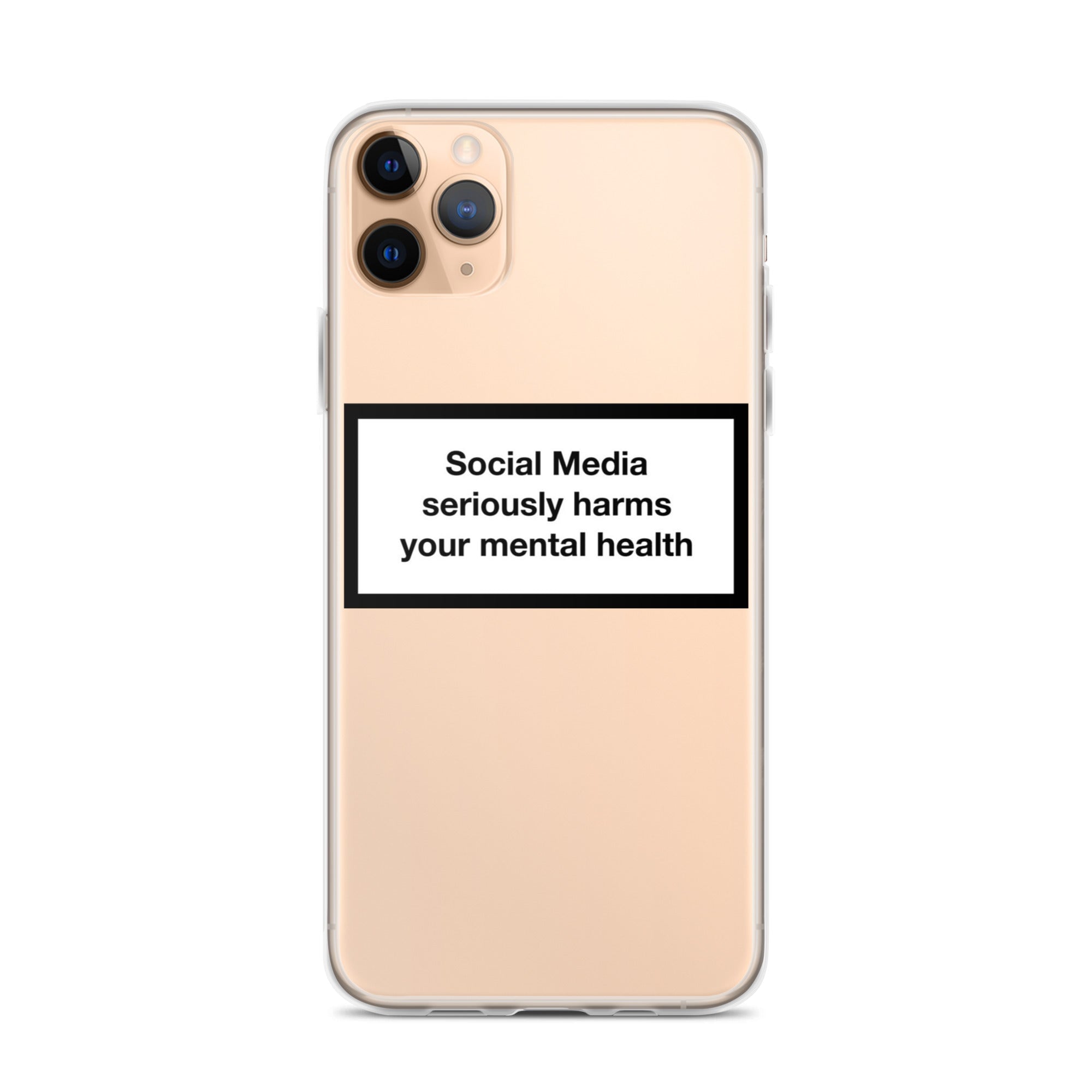 Social Media Harms your mental health iPhone Case Obsessed Global iPhone 11 Pro Max 