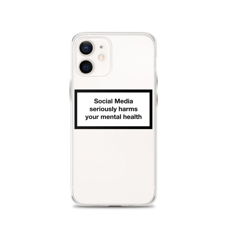 Social Media Harms your mental health iPhone Case Obsessed Global iPhone 12 