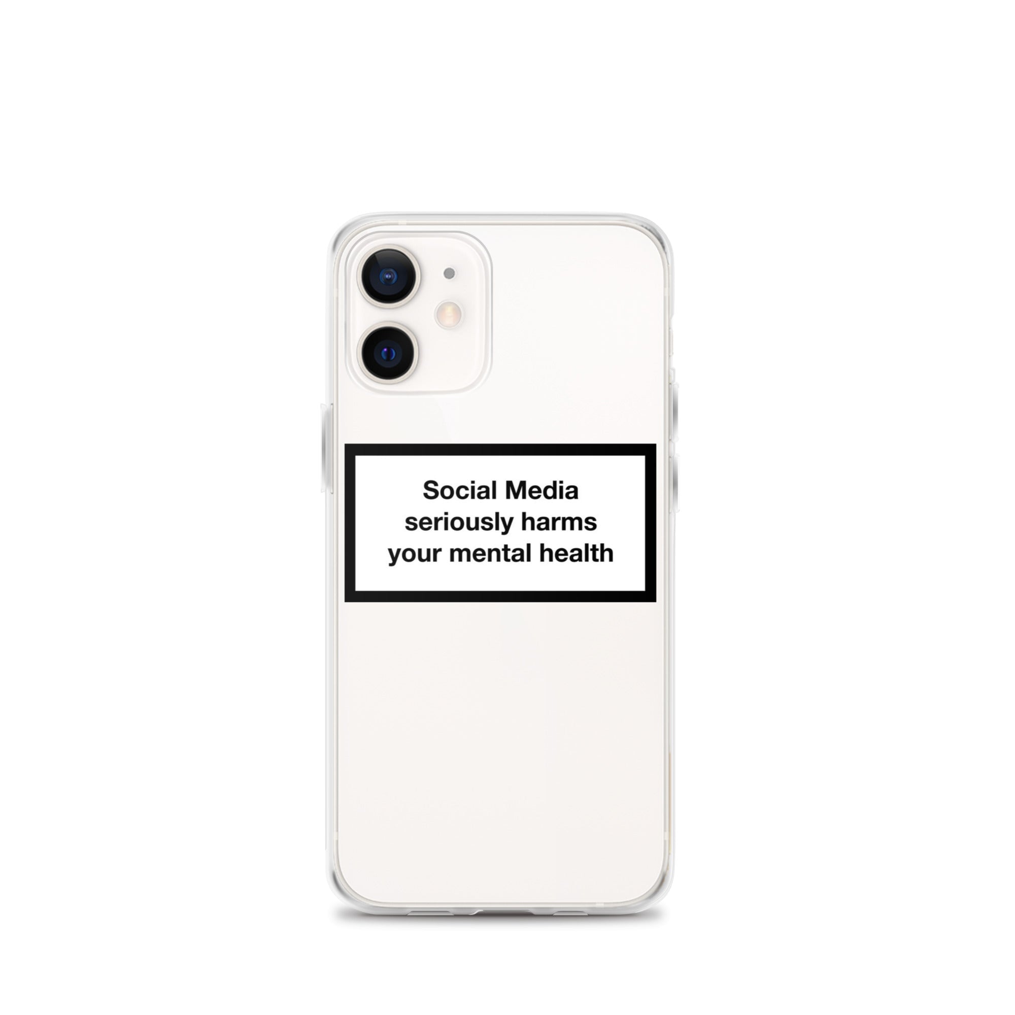 Social Media Harms your mental health iPhone Case Obsessed Global iPhone 12 mini 