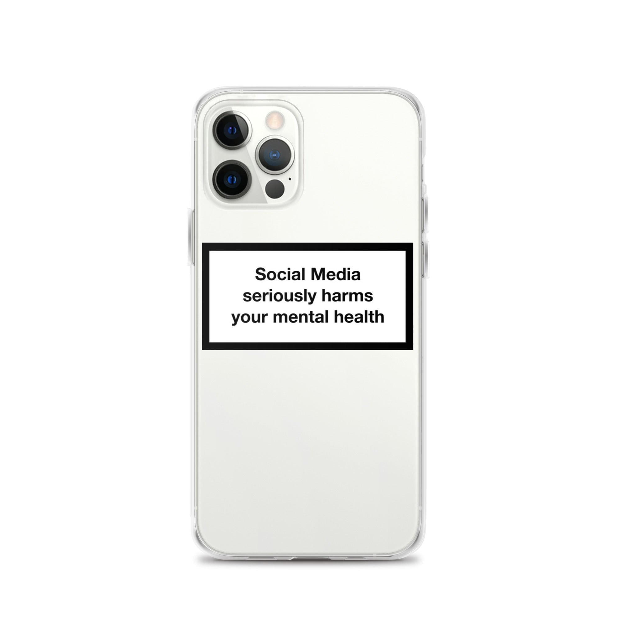 Social Media Harms your mental health iPhone Case Obsessed Global iPhone 12 Pro 