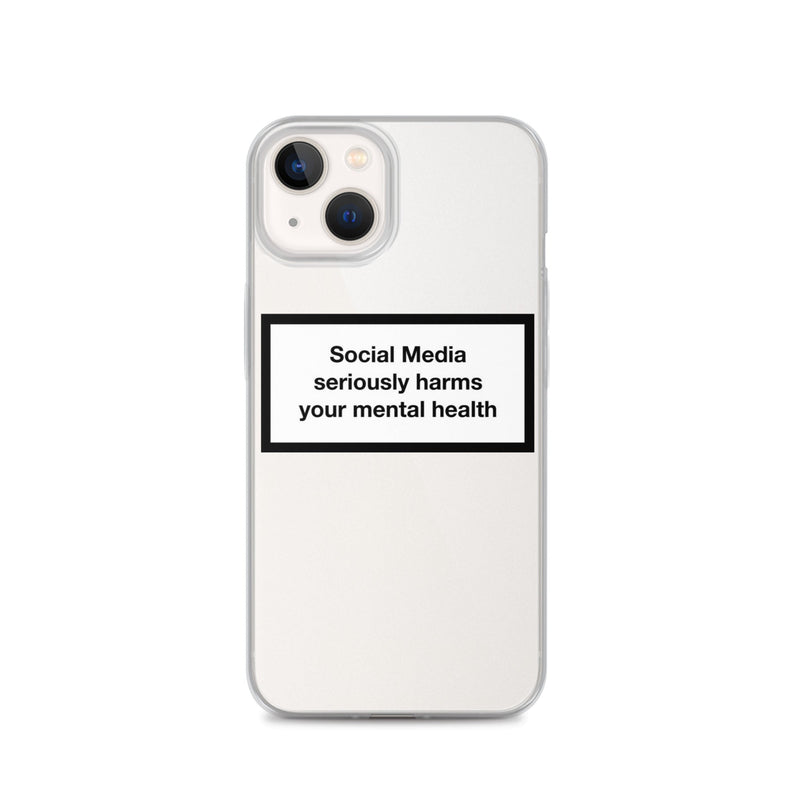 Social Media Harms your mental health iPhone Case Obsessed Global iPhone 13 