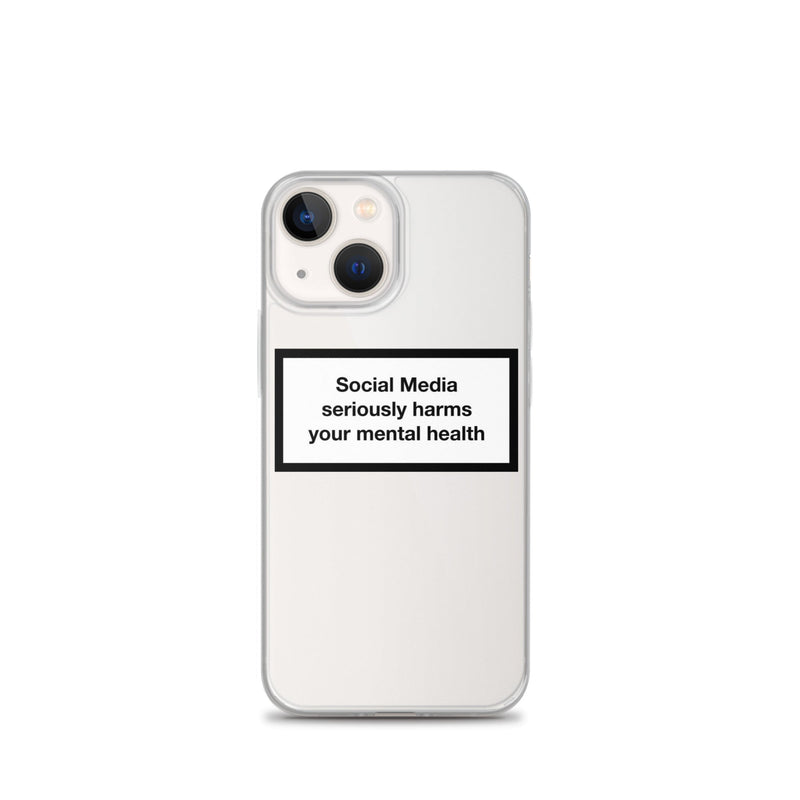 Social Media Harms your mental health iPhone Case Obsessed Global iPhone 13 mini 