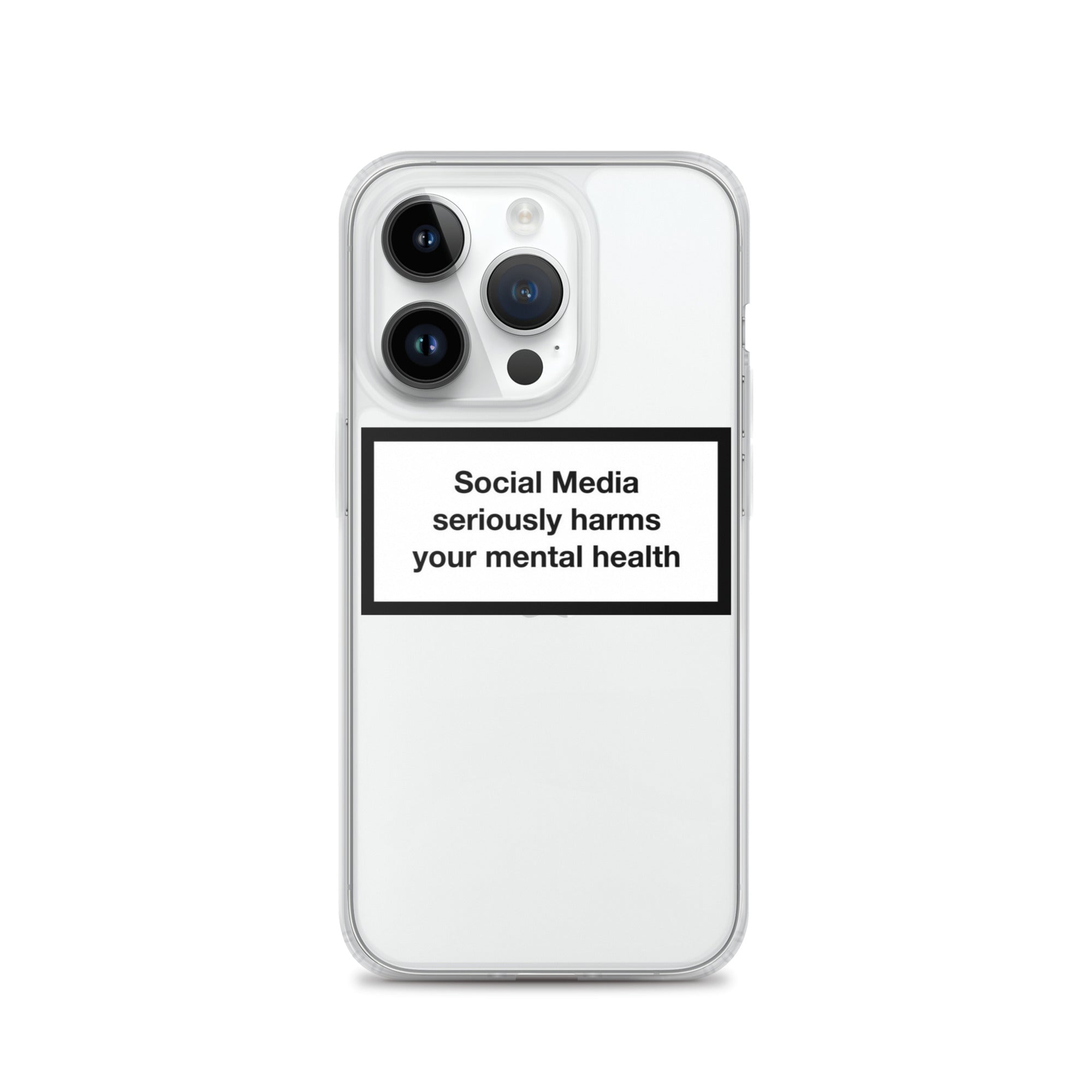 Social Media Harms your mental health iPhone Case Obsessed Global iPhone 14 Pro 