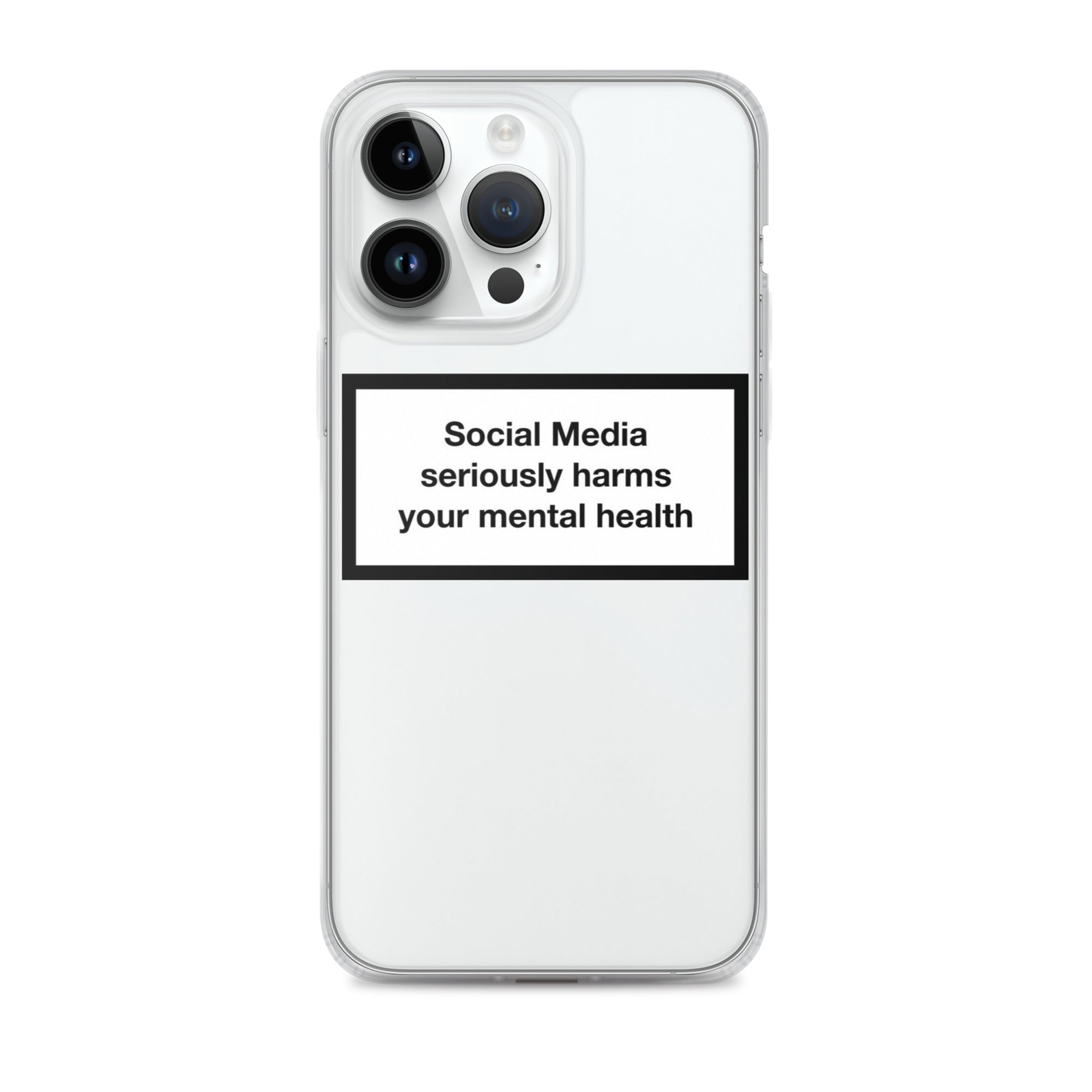 Social Media Harms your mental health iPhone Case Obsessed Global iPhone 14 Pro Max 